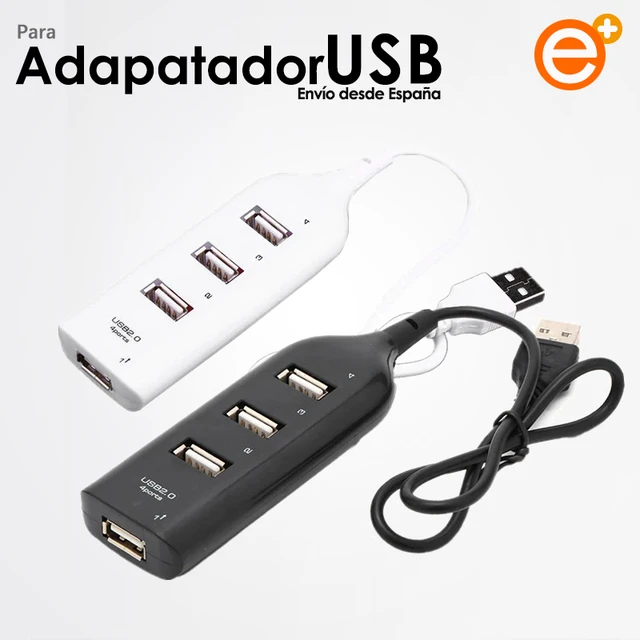 LADRON 4 USB CONECTOR HUB 4 PUERTOS MULTIPLE USB 2.0