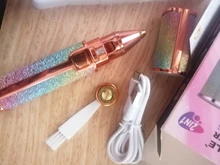 2 en 1 recortador eléctrico de cejas maquillaje indoloro ojo frente depiladora para las mujeres afeitar Razors Mini portátil utensilio para eliminar el vello Facial