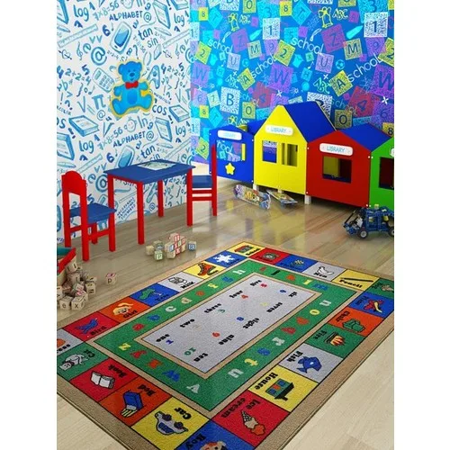 

Confetti Lesson Blue Curl Carpet 100X150 Cm