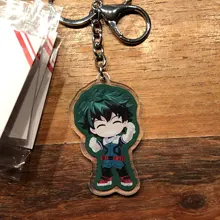 Vograce abalorios holográficos acrílico transparente impreso holograma llavero, haga su propio llavero acrílico con anime