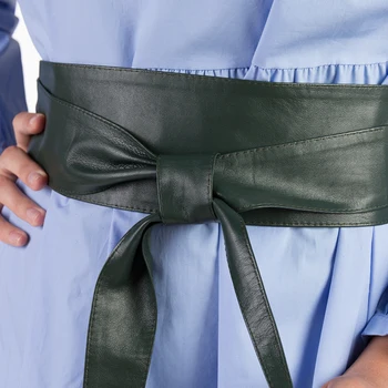 

Кушак широкий кожаный Intrico