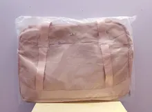 Bolso de viaje grande y plegable para mujer, bolsa de mano de poliéster, bolso de hombro impermeable, para gimnasio y fin de semana