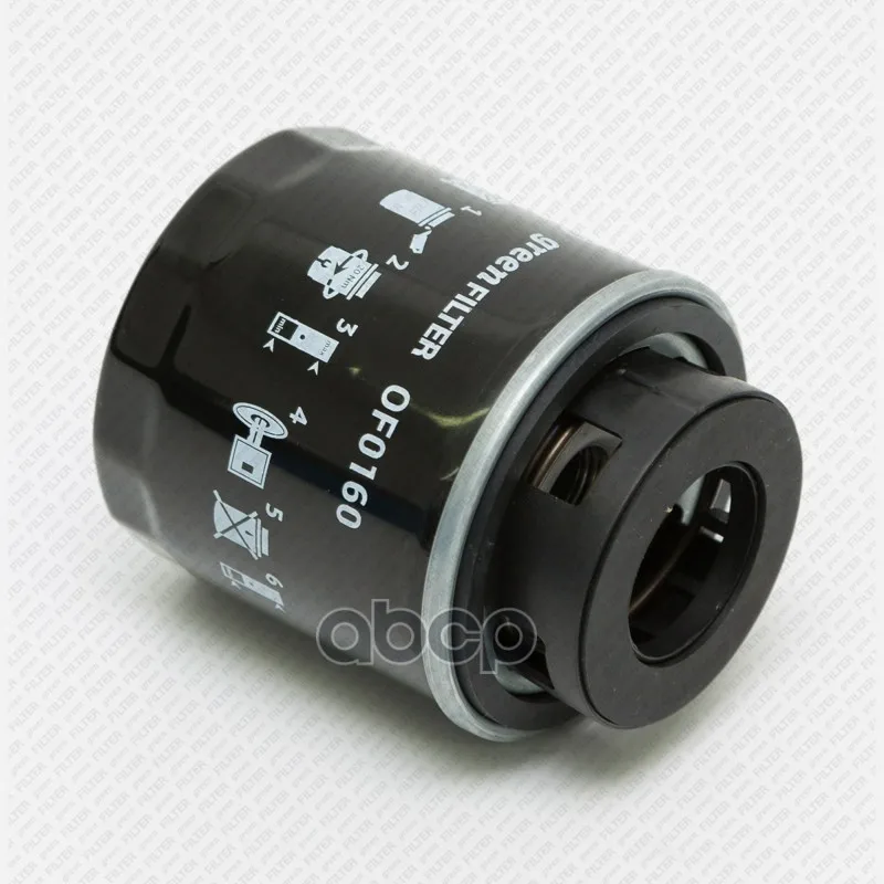 Фильтр Масляный Audi A3 1.4 07-/Seat Altea 07-/Ibiza/Skoda Octavia/Superb/Vw Golf V/Vi, Eos 08- Green Filter арт. OF0160