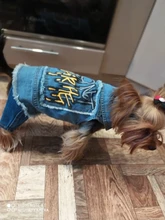 Dog-Vest Jacket Apparel Jeans Puppy Small Dogs Yorkshire Terrier Denim For Chihuahua