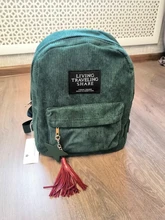 Mini mochila de pana para mujer, bolso de lona ecológico Simple, bolsas de viaje pequeñas e informales, mochila para chicas adolescentes