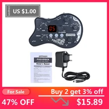 Ammoon PockRock портативная гитара Мульти-процессор эффектов Педаль эффектов 15 типов эффектов 40 барабанных ритмов Функция настройки