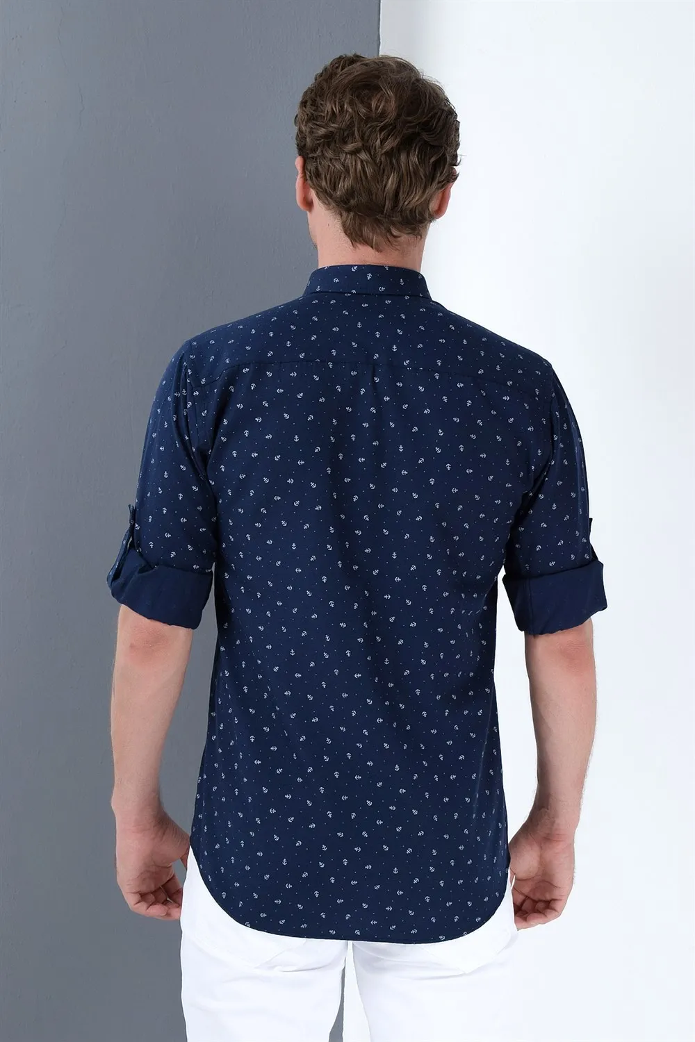 G691 DEWBERRY SHIRT-DARK BLUE