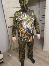 SPATA nuevas camisetas de Pesca de lubina Anti UV de protección solar de manga larga para hombres camuflaje chaqueta de pesca conjunto camisa ropa grande