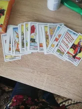 Cartas de tarot rusas, cartas de Tarot y Guidbook, juegos de mesa, cartas de adivinación del destino