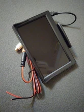 5 o 4,3 pulgadas Monitor de coche TFT LCD o 5 AHD Digital de Pantalla 16:9 2 de entrada de vídeo o con cámara de visión trasera inversa para el estacionamiento
