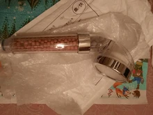 Shower-Head Temperature-Control Pressurized Water-Saving Handheld Anion Big LED Colorful