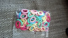 Cinta para el pelo pequeña para niña, diademas infantiles de colores, elásticas, de nailon, accesorios para el cabello, 50/100 Uds.