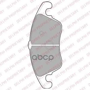 Колодки Передние Mercedes W204, W212 Lp2099 Delphi арт. LP2099