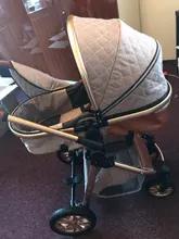 Cochecito De bebé multifuncional 3 en 1, carrito De bebé con paisaje alto, luz reclinable, plegable, diseño De cascarón De dos vías