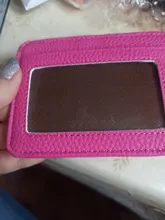 Cartera minimalista delgada de cuero PU, tarjetero pequeño de piel sintética, Tarjetero con ranura múltiple, Color caramelo