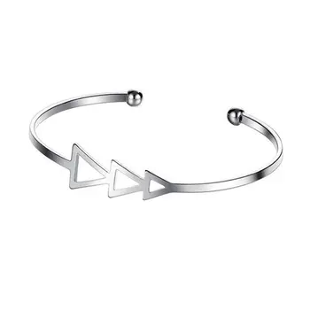 

Angemiel Triangle Steel Womens Bracelet
