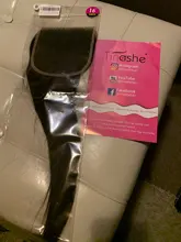 Tinashe-extensiones de pelo brasileñas con encaje transparente, accesorio capilar de cabello humano liso con cierre de malla HD, 5x5