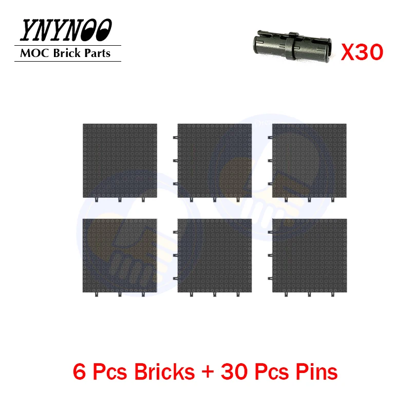 Pack De 4 Placas Base De 16x16 Púas Para Ladrillos De Construcción, Compatibles Con Juegos Clásicos Tipo 65803, Paneles ABS Para Pixel Art, Manualidades, Decoración Y Aprendizaje STEM