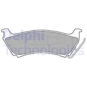 Колодки тормозные MERCEDES W163 ML 230-500 98-05 задние DELPHI L