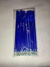 Varillas de recarga de bolígrafo borrable, 0,5mm, núcleo reemplazable, tinta azul y negra, herramientas de escritura, papelería, 20 Uds.