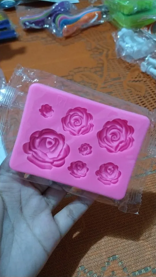 3D Roses Shaped Silicone Mold photo review