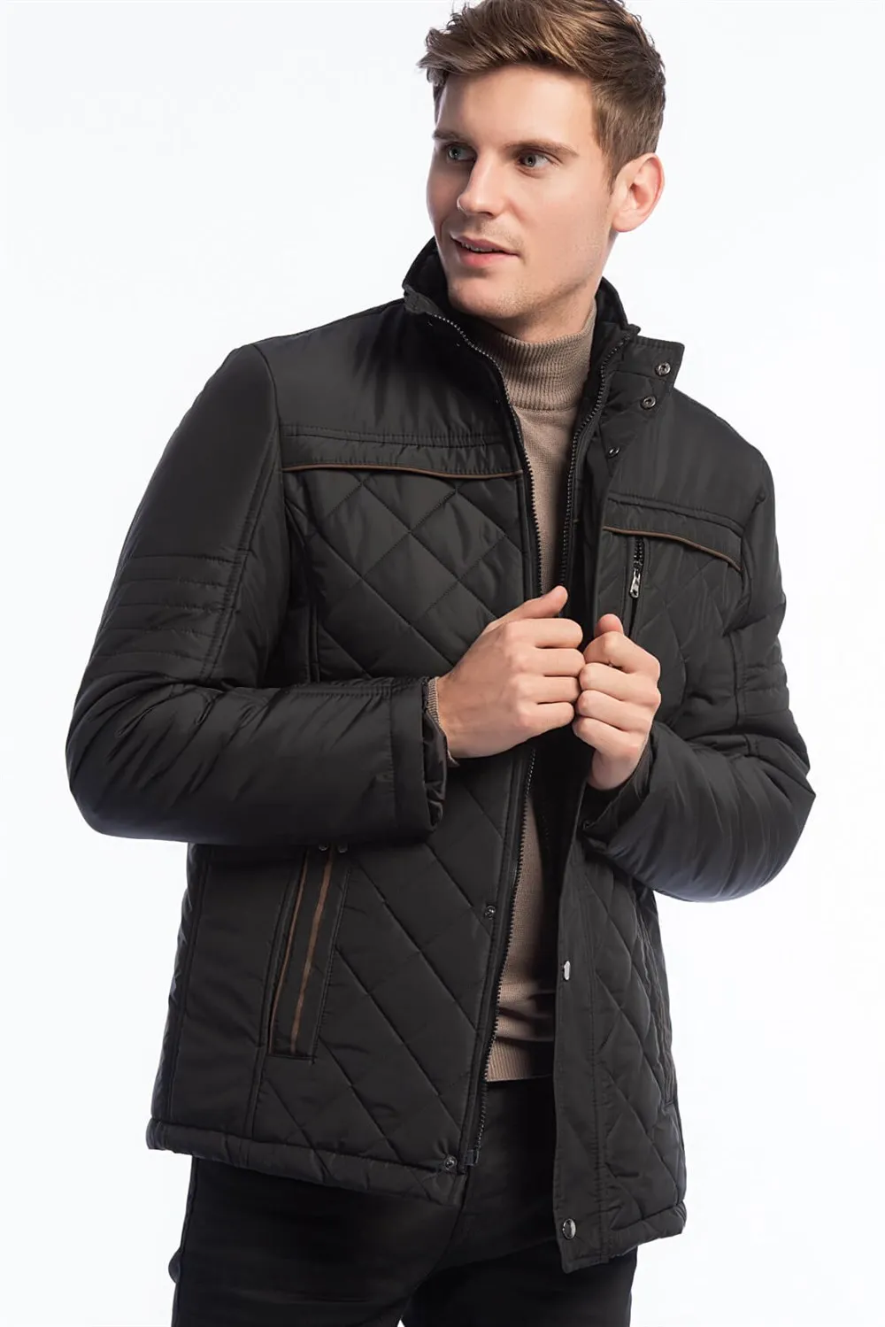 M8616 DEWBERRY COAT -BLACK | Мужская одежда