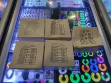 Agujas para Piercing de acero quirúrgico, agujas para Piercing corporal desechable, esterilizadas a Gas, maquillaje permanente, tatuaje, 100 Uds.