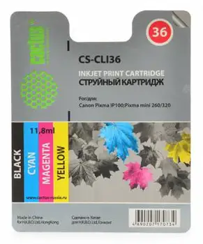 

Cartridge cs-cli36 cactus color for Canon Pixma 260 (11,8 ml)