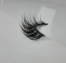 YOKPN-pestañas postizas cortas entrecruzadas 3D, pelo de visón negro suave Natural, útiles de maquillaje, 5 pares