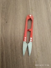 Uds mar pesca accesorios tipo U Artificial de Sharp de tijeras acero al carbono U-en forma de línea de pesca LIC