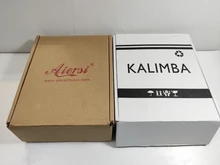 Bag Book Tune-Hammer Gecko Kalimba Thumb Instruction Koa Musical-Gift Aiersi 17-Keys