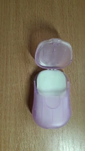 Papel de jabón portátil para lavado de manos, escamas de jabón de baño estériles, láminas aromáticas espumosas con caja de papel de jabón de viaje, 20 Uds.
