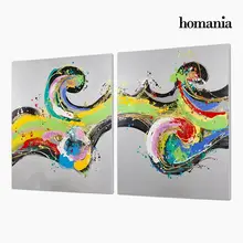 Набор из 2 картин маслом(120x3x150 см) от Homania BigBuy Home