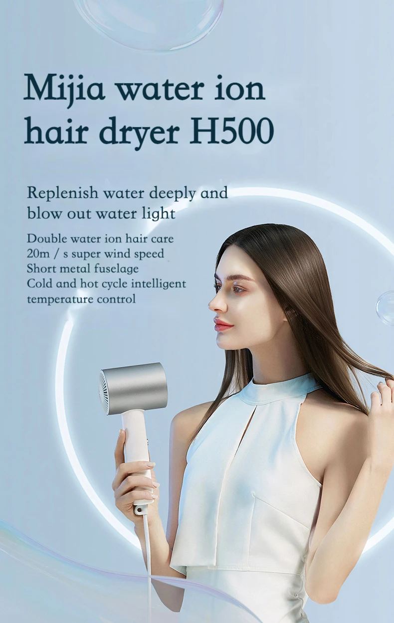 Secador de Cabelo Salão de Beleza Profissional Água Ventilador Cabelo 220v Bocal Magnético Casa Ion 1800w 1 Computers & Electronics