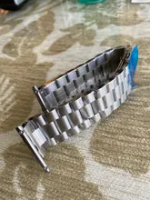 Correa de acero inoxidable para Apple Watch Series 6, 5, 4, 3, 2, 40mm, 44mm, 42mm, negro, adaptador para iWatch Band 4, 3, 38mm