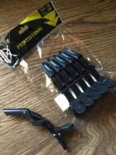 6 unids/lote plástico Clip de pelo de peluquería abrazaderas de sección de pelo Clips de agarre de los barberos para salón de pelo accesorios