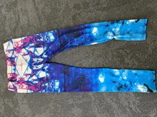 Pantalones de Yoga con estampado informal para mujer, mallas elásticas deportivas de cintura alta, para entrenamiento de Yoga y gimnasio, Broek, 40 #