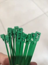 20 piezas 5x200 5*200 anchura 4,8mm blanco negro color puede perder sujetacables de nylon nudo corbata liberar Número de embalaje reutilizable