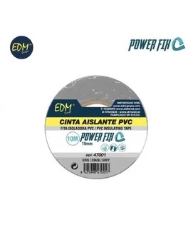 

Electrical tape 10m x 19mm gray edm