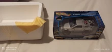 Car Welly Alloy-Model Metal-Toy Gift-Collection Back-To-The-Future-Time-Machine Delorean