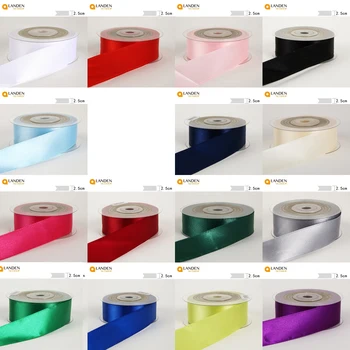 

DIY satin ribbon, mix Colores roll woven satin silk for Packing decoration gift boxes (16 Colores-2.5cm-23 meters)