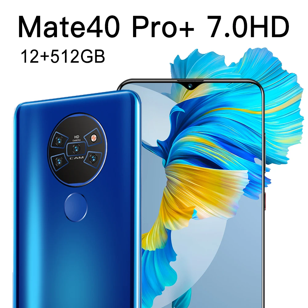 Mate40 Pro+ Full Display Smartphones 12GB+512GB