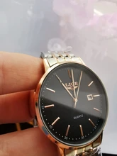 LIGE-Reloj de lujo con correa de acero dorado rosa para mujer, accesorio de pulsera resistente al agua, de marca superior