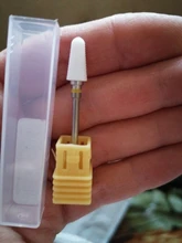 Dmoley-brocas de cerámica y tungsteno para uñas, accesorios para manicura, taladro eléctrico, Color rosa/Negro/azul, 4 colores