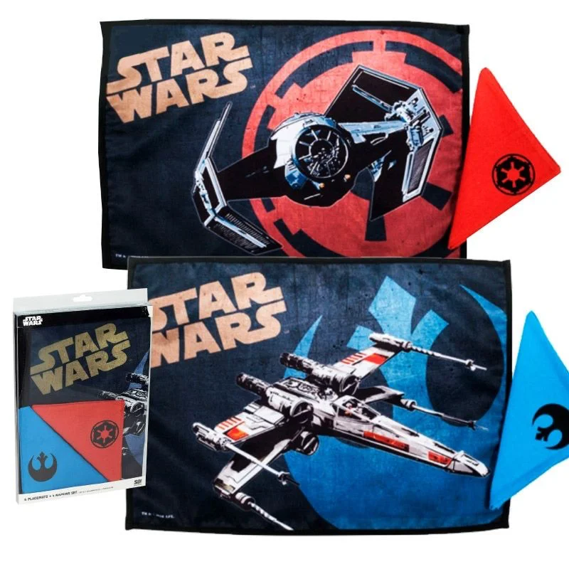 SD Toys Star Wars Table Mats& Napkins Set of 4