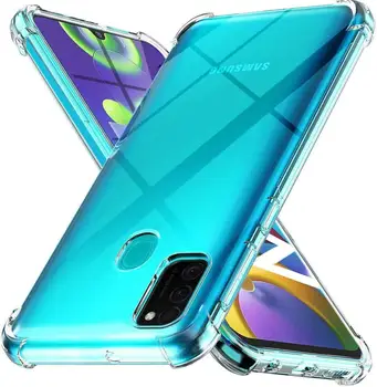 

For SAMSUNG GALAXY A21S shockproof Gel case transparent shell Anti-Shock reinforced shockproof