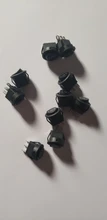Interruptor basculante de encendido y apagado, negro, redondo, pequeño, 16mm de diámetro, 3 pines, 6A/125V, 3A/250V, SPDT, 10 Uds.