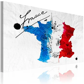 

Table-Welcome to France! -90x60