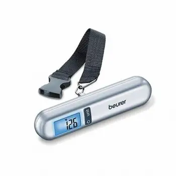 

SCALE FOR SUITCASES WITH FLEXOMETER BEURER LS-06-UP TO 40KG - GRADUACION 10G-STRAP 15.1CM-LCD DISPLAY-1 * CR2032