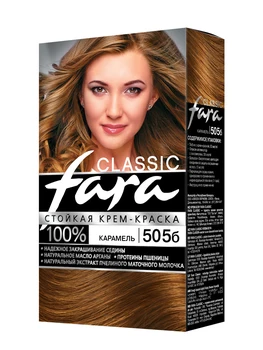 

Hair dye persistent cream hair dye Fara Classic 505B caramel 115 ml